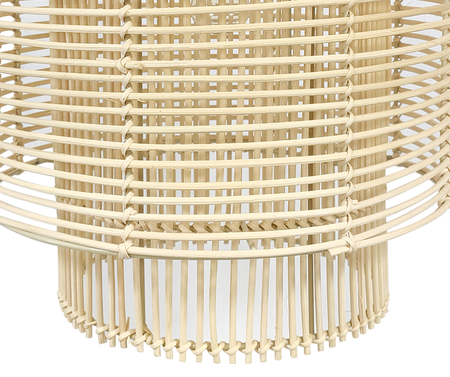 rattan flush mount ceiling light 8