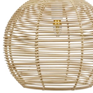 Rattan hanging lamp,Natural color rattan chandelier | XINSANXING