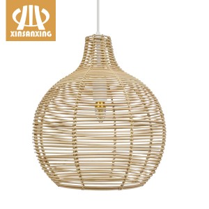 Cheap Bamboo Floor Lamps Factory –  Natural Rattan Pendant Light-OEM ODM Manufacturer | XINSANXING – Xinsanxing Lighting