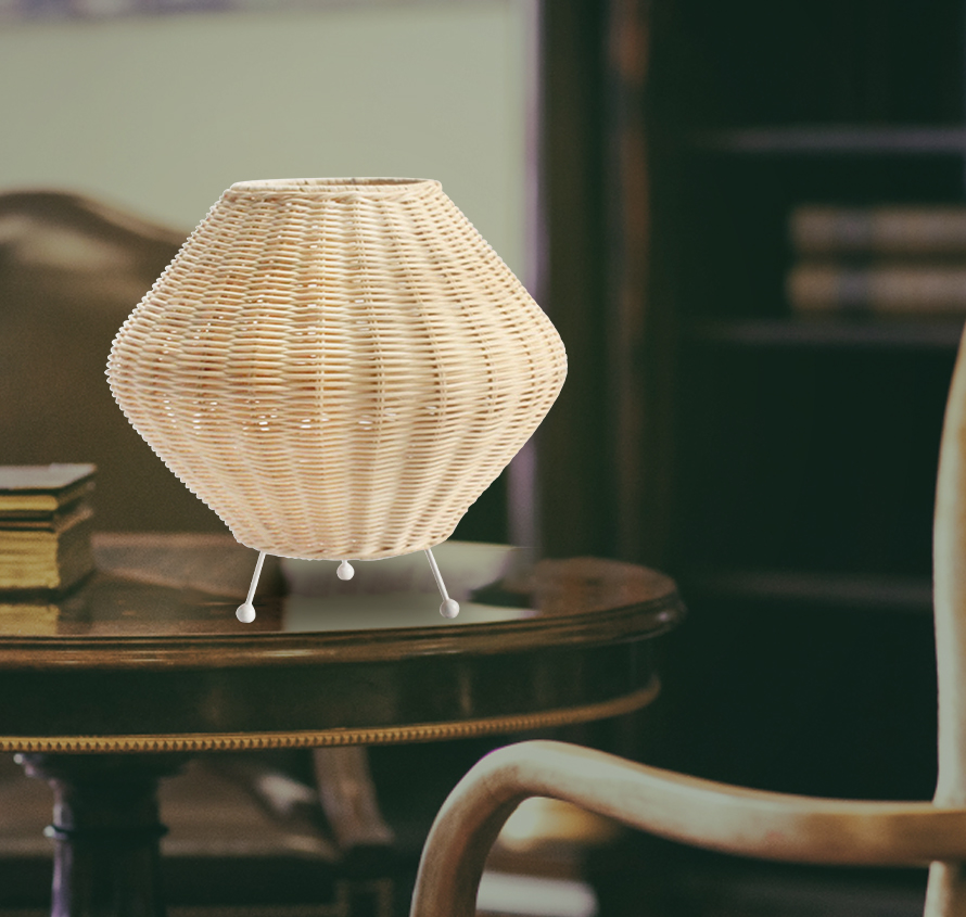 rattan lamp shades table lamps 9