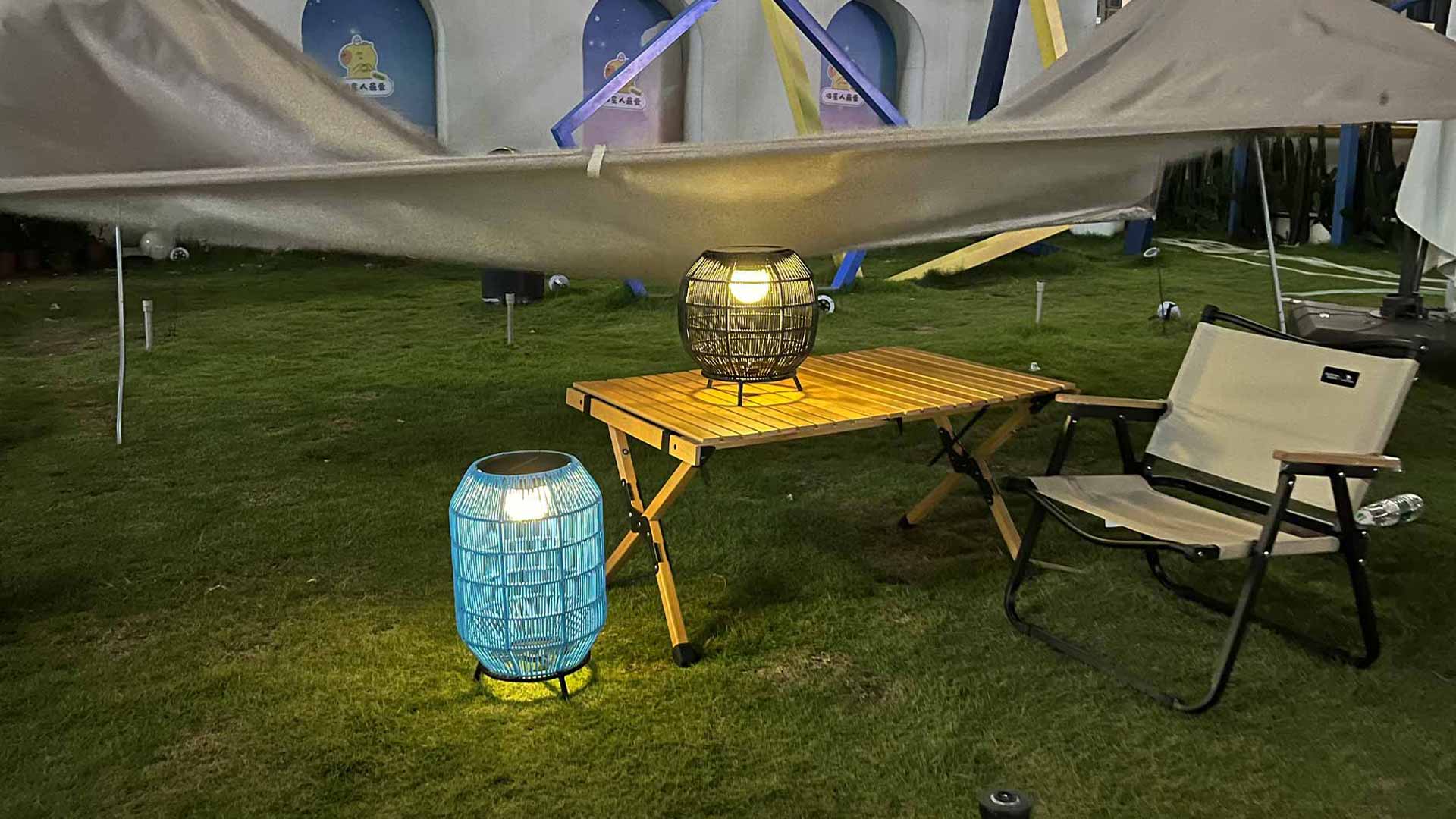 solar night light outdoor -XINSANXING. Outdoor rattan lamp manufacturer
