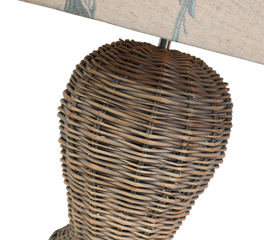 vintage bamboo table lamp 8