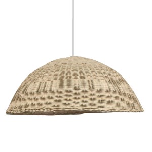 White rattan pendant light,Simple and creative rattan woven chandeliers | XINSANXING