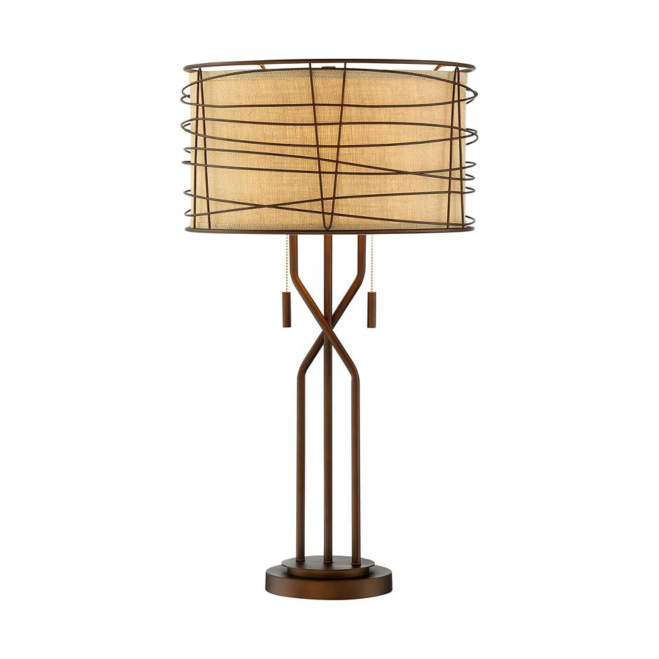 woven metal table lamp-2