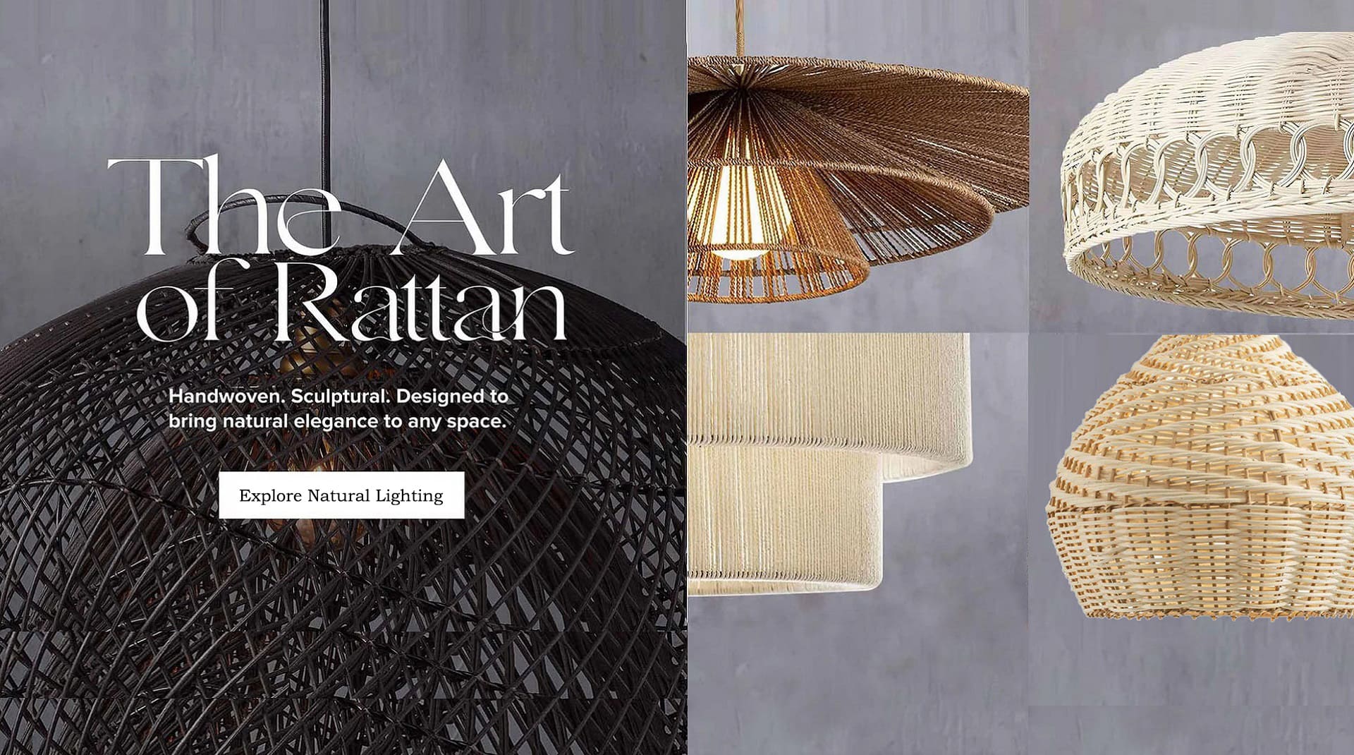 Rattan Lamp Series - Indoor Lighting