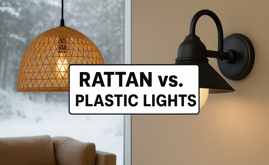 Rattan vs. Plastic: Which Light is Better for Winter?