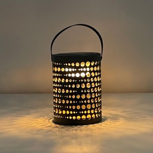 Round Hole Led Solar Lanterns