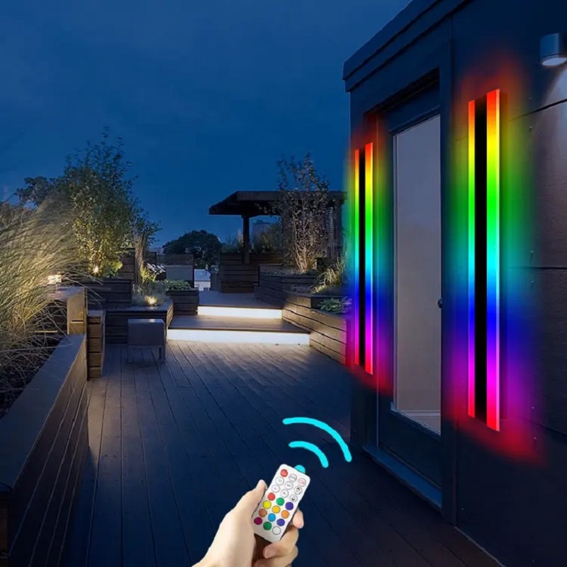 Smart outdoor strip lights